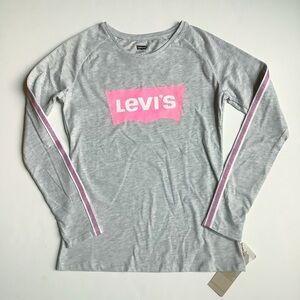 NWT Levi’s Gray & Pink Long Sleeve